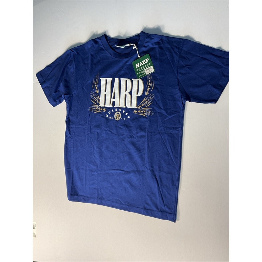 NWT Men's Guiness Harp Beer Tee Shirt Size L